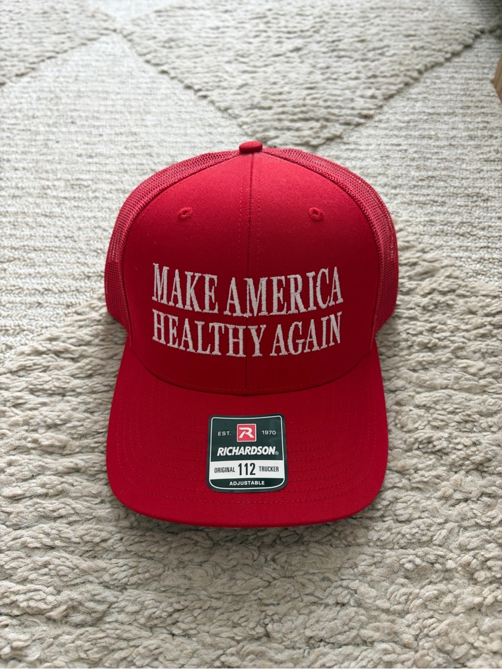 Red Trucker Hat - Make America Healthy Again